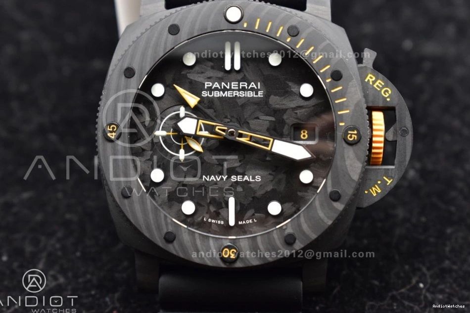 VSF Dial Carbotech Rubber Strap Edition Best 1:1 On 985 PAM1324 P Black Black WellDesigned 0308